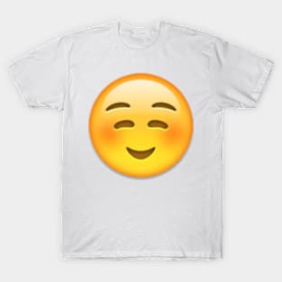 white smiling face T-Shirt